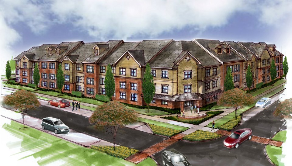 Rendering of the Washington Street Senior Residences